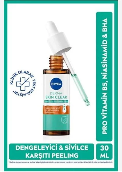 Nivea Derma Skin Clear Dengeleyici ve Sivilce Karşıtı Serum 30 Ml ürün görseli 1