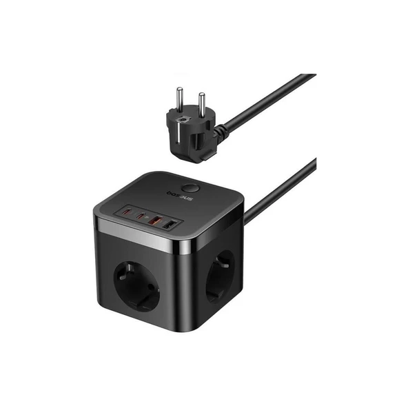 Baseus PowerCombo Cube 30 W Şarj Adaptörü ürün görseli 1