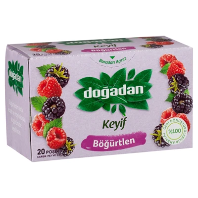 doğadan Meyve Çayı 20Li Böğürtlen (7'li Paket) ürün görseli 1