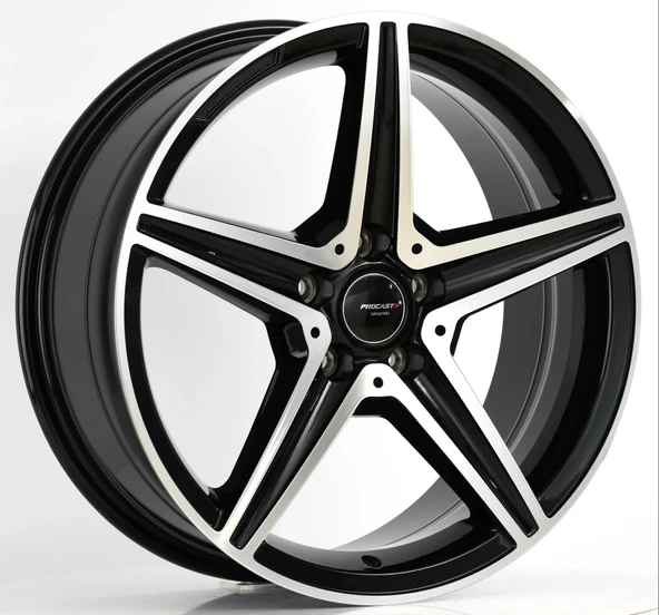 7.5X18 PRO-85261F 5X112 ET35 66.56 BLACK MACHINED XL ürün görseli 1