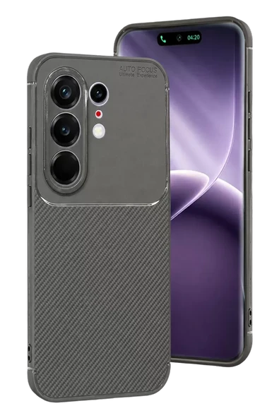 Newface Tecno Camon 50 Pro 5G Auto Focus Karbon Kapak - Gri ürün görseli 1