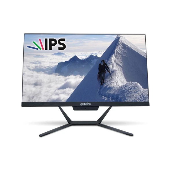 Quadro Stark H424D5 IPS Ci5 14400 8gb 512gb Type C-Usb 23.8" FreeDOS All İn One Bilgisayar ürün görseli 1