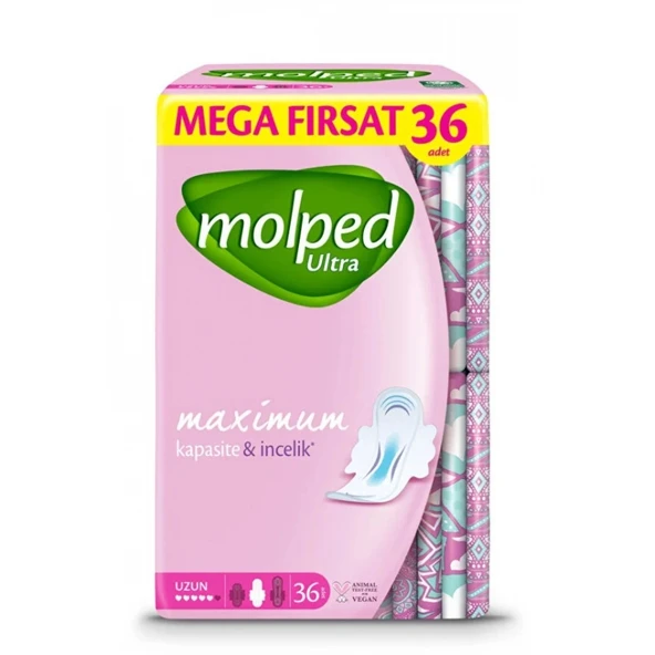 Molped Anotomik Mega Uzun Ped 36'lı ürün görseli 1