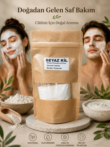Beyaz Kil 200 gr Toz ürün görseli 1