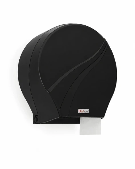 Flosoft Mini Jumbo Tuvalet Kağıdı Aparatı Siyah (F165S) ürün görseli 1