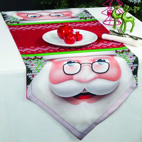 Reisoğlu Noel Baba Runner 35x135cm (4'li Paket) ürün görseli 1