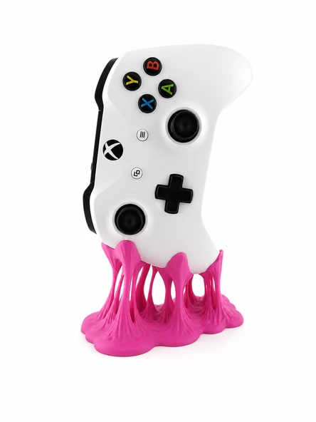 Xbox Oyun Kolu Standı Ergonomik Masaüstü Kontrolcü Tutucu Dekoratif Oyuncu Aksesuarı Pembe Tasarım ürün görseli 1