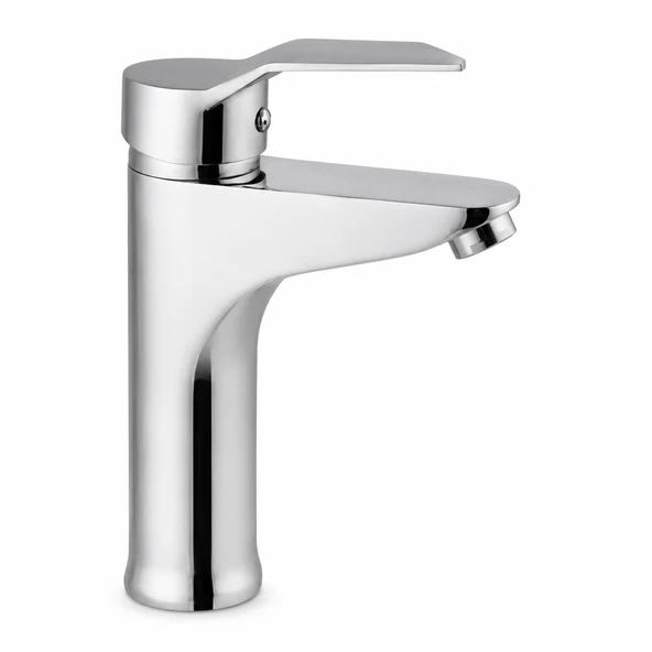 Spektra Yüksek Lavabo Bataryası - Çanak Lavabo İçin Uzun Musluk, Krom Kaplama Pirinç Gövde Lüks Banyo Bataryası ürün görseli 1