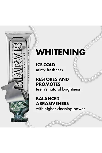 Marvis Whitening Mint Diş Macunu 85 ml - Resim 4