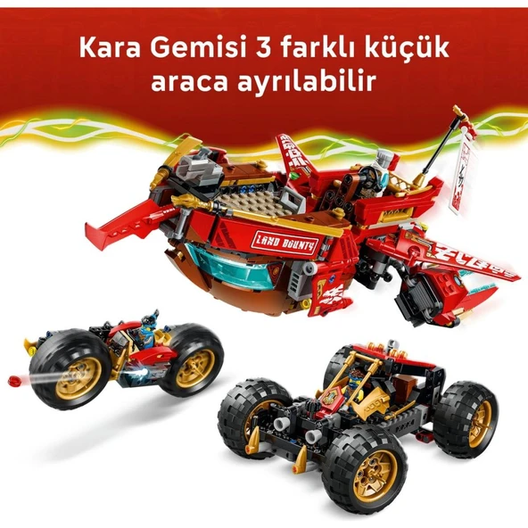 LEGO 71869  NINJAGO® Kara Gemisi - Resim 6