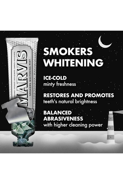Marvis Smokers Whitening Mint Diş Macunu 85 ml - Resim 4
