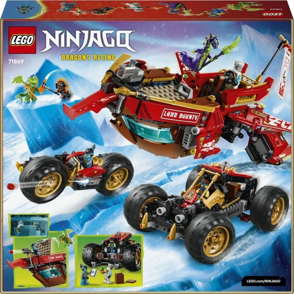 LEGO 71869  NINJAGO® Kara Gemisi - Resim 4