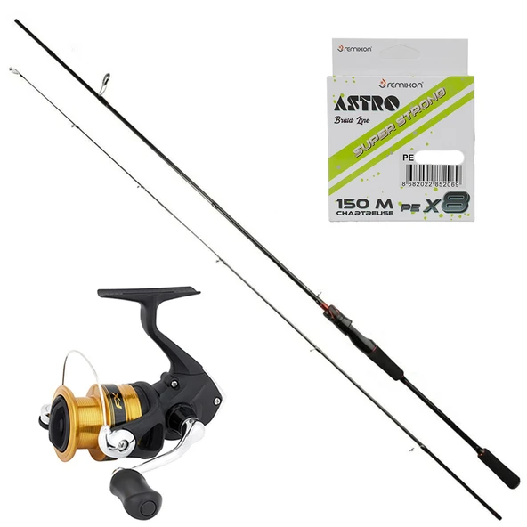 Shimano Fx 3000 - Ryuji Luna 270cm 5-55 Spin Olta Seti ürün görseli 1
