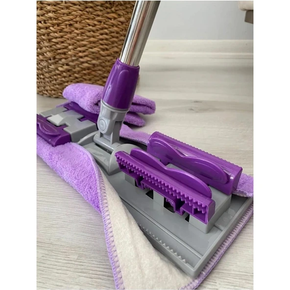 Mandallı Mop Yedek Mikrofiber Bez Sihirli Mop Bezi (2) ürün görseli 1