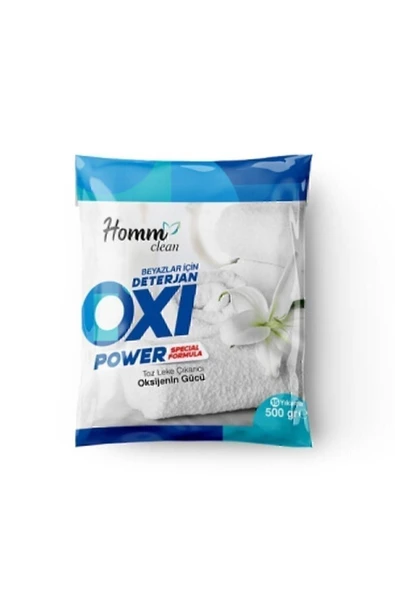 Homm Clean Oxi Power Beyazlar İçin Toz Leke Çıkarıcı 500 ml ürün görseli 1