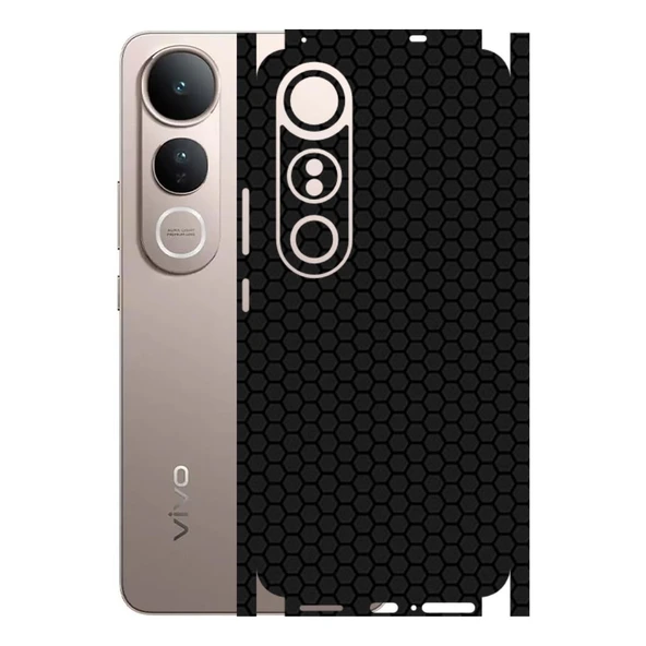 Vivo V50 Lite ile Uyumlu Bumper Serisi Premium Kaplama 360  Siyah ürün görseli 1