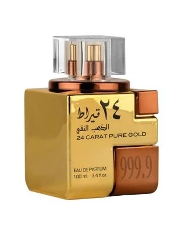 Lattafa 24 Carat Pure Gold Edp 100 Ml Unisex Parfüm ürün görseli 1