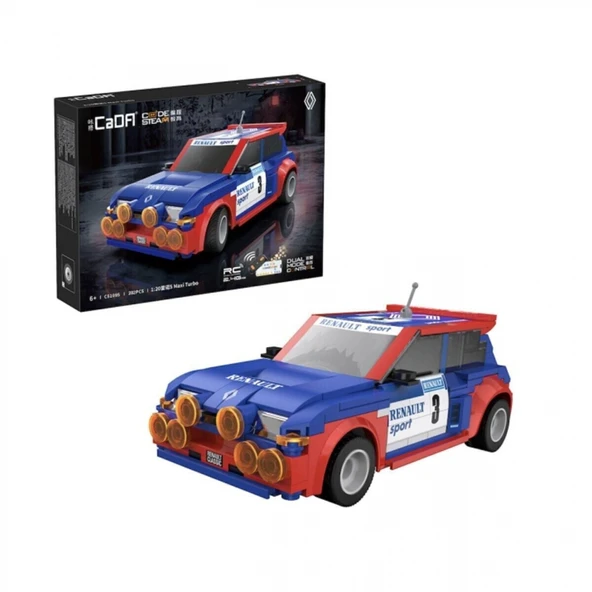 C51095W CADA RENAULT 5 MAXİ TURBO 282 PARÇA BLOCK OYUNCAK ürün görseli 1