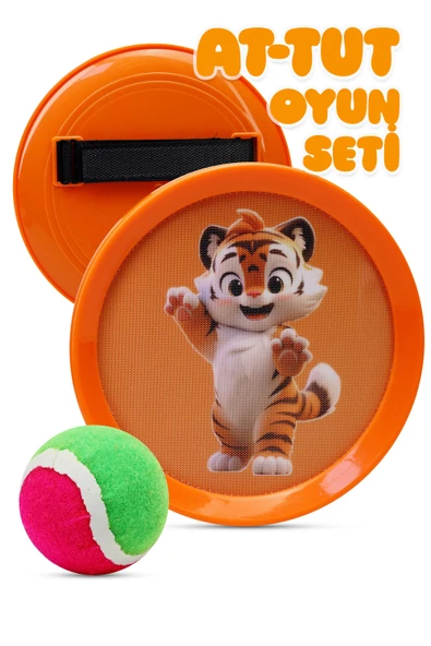 At Yakala Top At-Tut Cırtlı Yakalama Oyun Seti Catch Ball ürün görseli 1