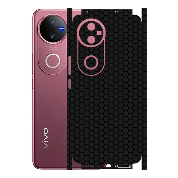 Vivo V50 ile Uyumlu Bumper Serisi Premium Kaplama 360  Siyah ürün görseli 1