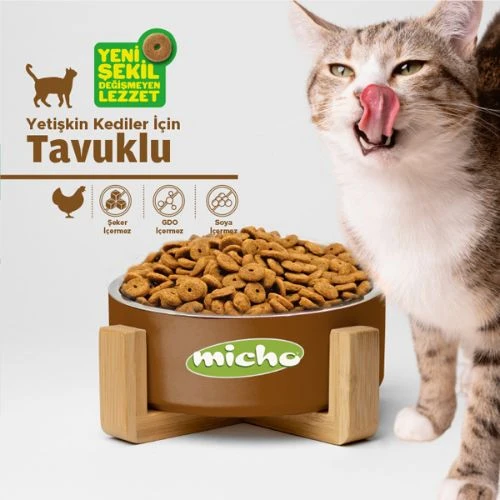 Micho Adult Cat Tavuklu Hamsi ve Pirinç Kedi Maması 5 kg Açık Mama ürün görseli 1