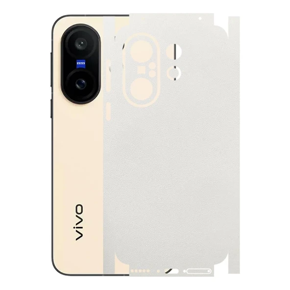 Vivo X200 FE ile Uyumlu Bumper Serisi Premium Kaplama 360  Beyaz ürün görseli 1