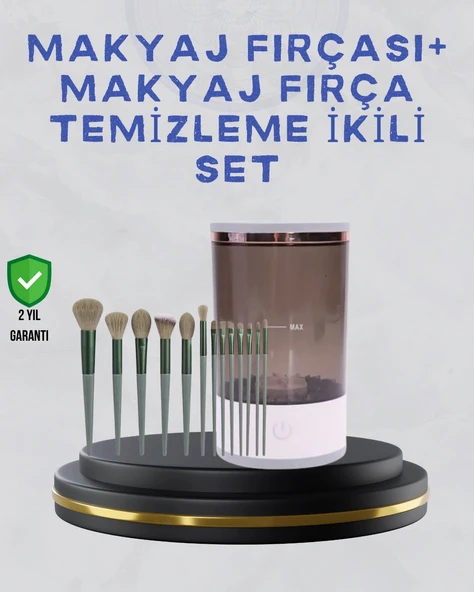 Makyaj Fırçası ve Elektrikli Fırça Temizleyici Kampanya Paketi ürün görseli 1