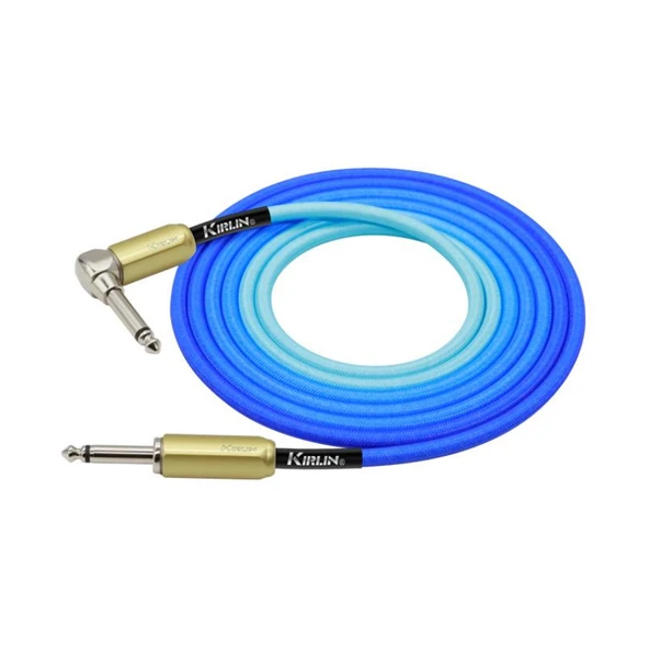 KIRLIN IWJ-222GML GRB 3M PREMIUM ENSTRÜMAN KABLOSU GRADIENT BLUE ürün görseli 1