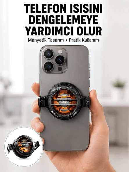 Mobil Oyunlar İçin Serinletici Telefon Fanı | Sessiz Çalışma | Geniş Kıskaçlı Tasarım Yeni Nesil ürün görseli 1
