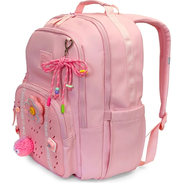 Coral High Pembe Detaylı Okul Sırt Çantası 24404 ürün görseli 1