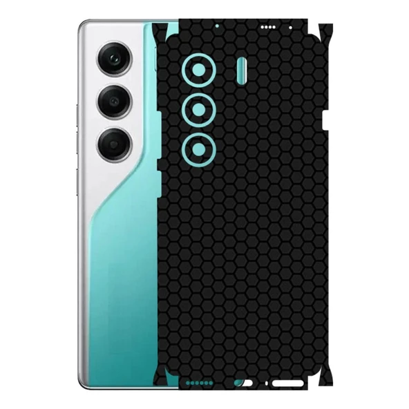Tecno Camon 40 Pro ile Uyumlu Bumper Serisi Premium Kaplama 360  Siyah ürün görseli 1