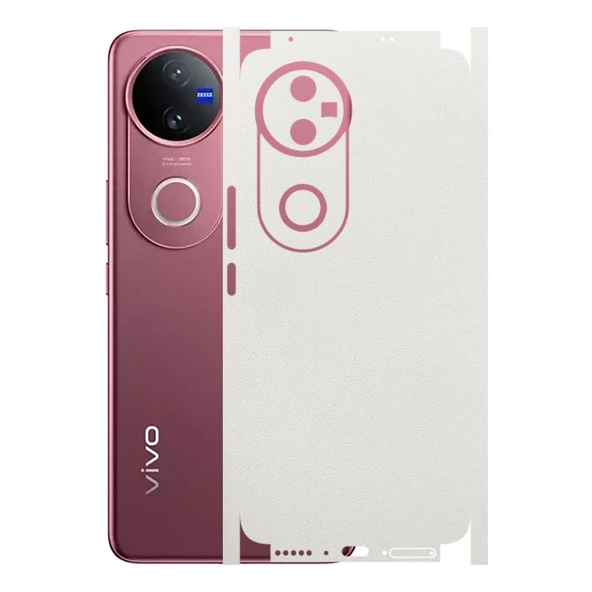 Vivo V50 ile Uyumlu Bumper Serisi Premium Kaplama 360  Beyaz ürün görseli 1