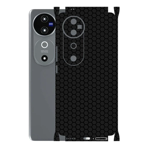 Vivo V40 ile Uyumlu Bumper Serisi Premium Kaplama 360  Siyah ürün görseli 1