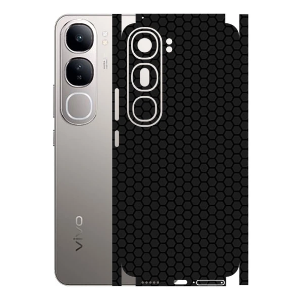 Vivo V40 Lite ile Uyumlu Bumper Serisi Premium Kaplama 360  Siyah ürün görseli 1