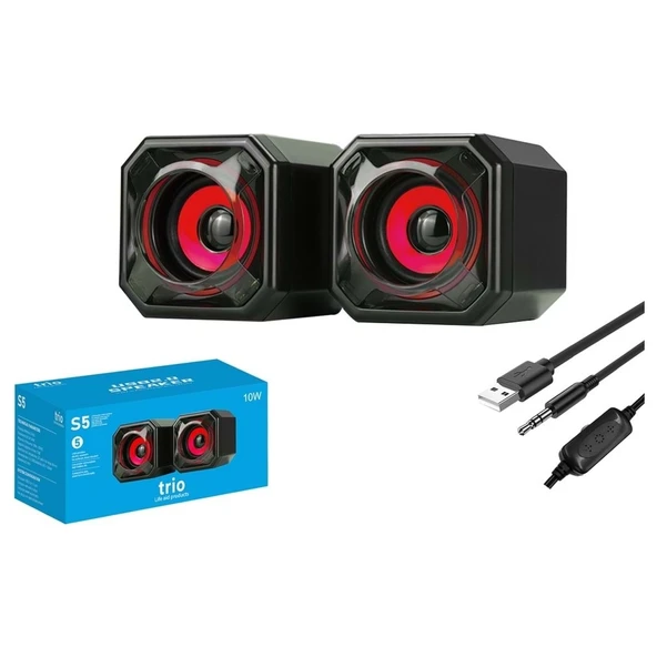 Trio S5 Bilgisayar Hoparlörü USB ürün görseli 1