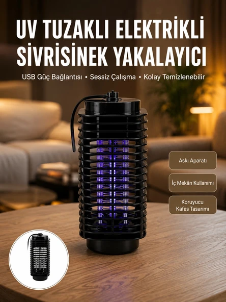 Kimyasal İçermeyen UV Işıklı Böcek ve Sivrisinek Kapanı – Güvenli Kullanım Yeni Nesil ürün görseli 1