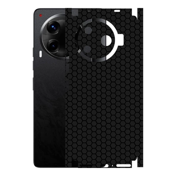 Tecno Camon 30 Pro ile Uyumlu Bumper Serisi Premium Kaplama 360  Siyah ürün görseli 1