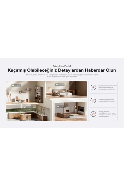Roborock Saros 10 Akıllı Robot Süpürge - Beyaz (Outlet) - Resim 3