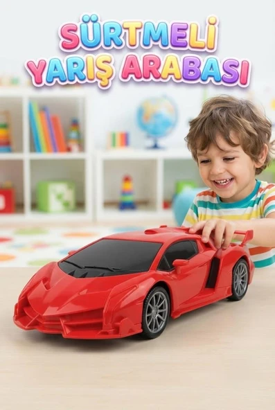 Lamborghni Veneno Tasarımlı Yarış Arabası 16 CM  – Dayanıklı ve Şık Tasarımlı Oyuncak Araba ürün görseli 1