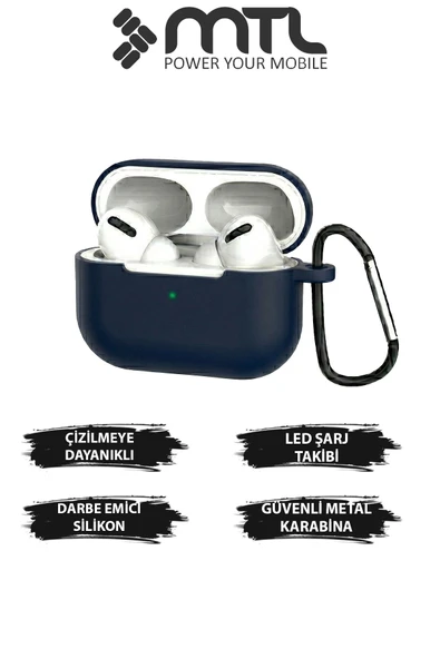 AirPods Pro Uyumlu Premium Lansman Kılıf Kadife İç Astarlı Darbe Emici Silikon SOO-154 ürün görseli 1