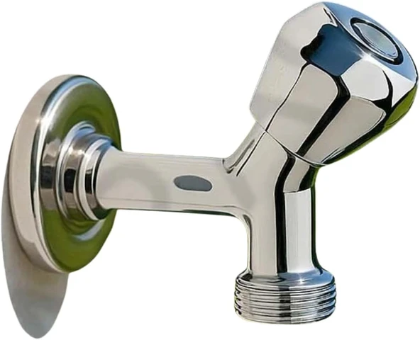 Asil Krom Makine Musluğu 1/2 Giriş 3/4 Çıkış ürün görseli 1