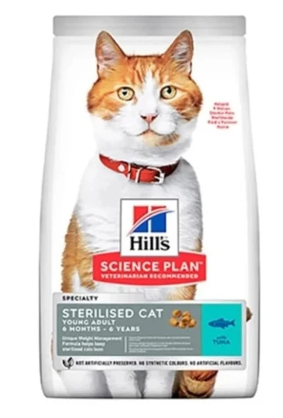 Hill's Young Adult Sterilised Ton Balıklı Kısırlaştırılmış Yetişkin Kedi Maması 1,5 KG Açık Mama ürün görseli 1