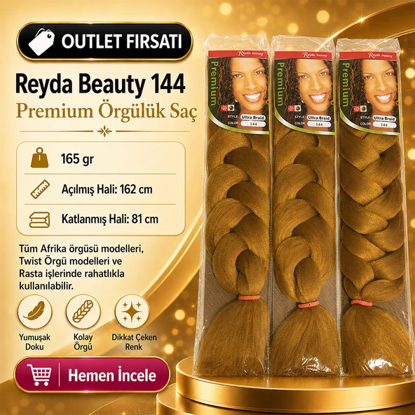 3 Paket / Afrika Örgüsü Ve Rasta İçin Sentetik 144 ürün görseli 1