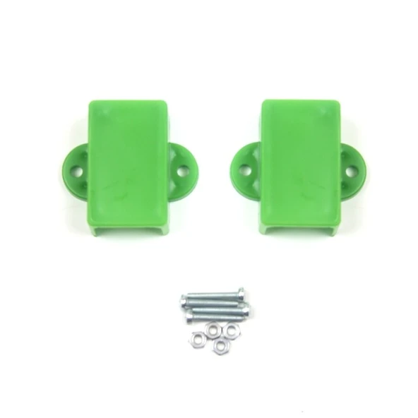 Mini N20 Metal Motor Tutucu Plastik Yeşil Renk Somunlu Vidalı (2 Adet) ürün görseli 1