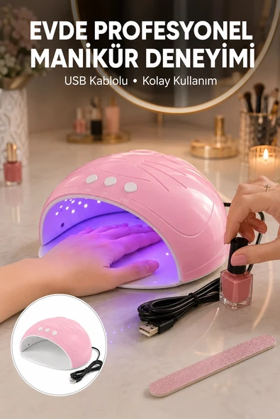 45w Güçlü Ultriyole Işıklı Oje Kurutucu Cihaz Yeni Nesil ürün görseli 1