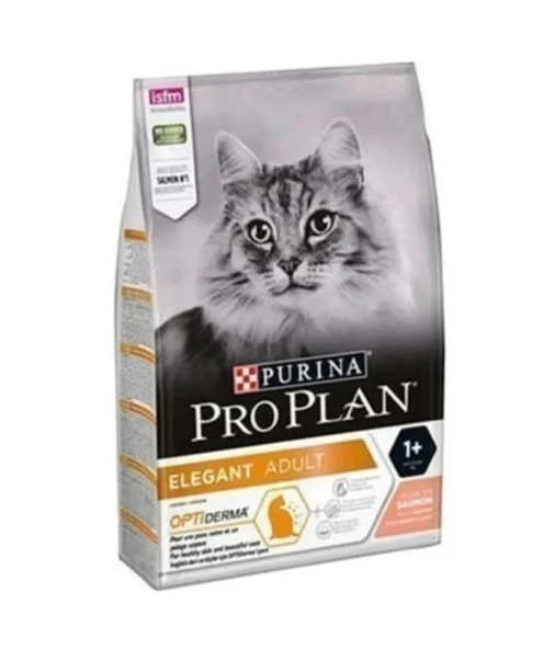 Pro Plan Derma Plus Elegant Tüy Yumağı Kontrolü Somonlu Yetişkin Kedi Maması 1,5 KG Açık Mama ürün görseli 1