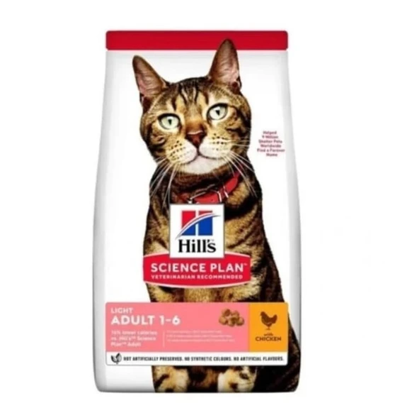 Hill's Light Tavuklu Yetişkin Kedi Maması 2 KG Açık Mama ürün görseli 1