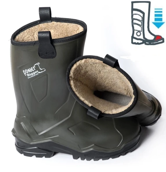 Pollyboot Power Rigger Çizme Çelik Burunlu Kürklü ürün görseli 1