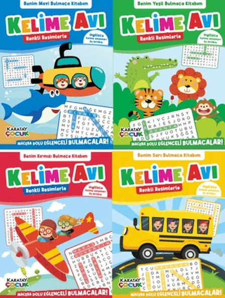 Kelime Avı - Bulmaca Kitabım - 4'lü Seri ürün görseli 1