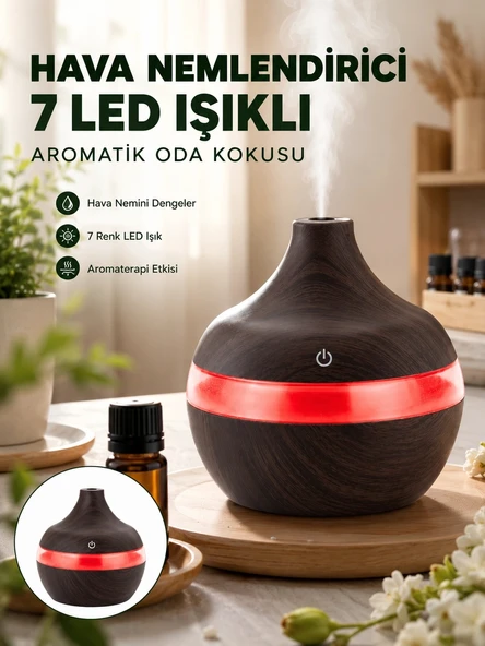 Prizden Çalışan Sessiz Ultrasonik Ha Nemlendirici Difüzör Yeni Nesil ürün görseli 1